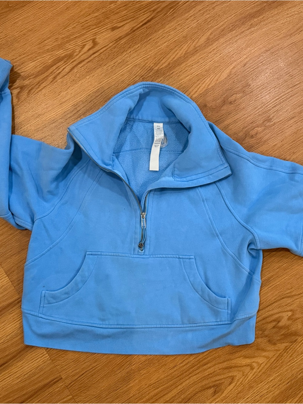 lululemon athletica Women’s Blue Half-Zip Hoodie